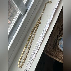 Brinker & Eliza Heart chain necklace